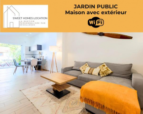 M3 SWEET HOMES Cognac l Secteur jardin public l Maison avec extérieur privé - Animaux acceptés